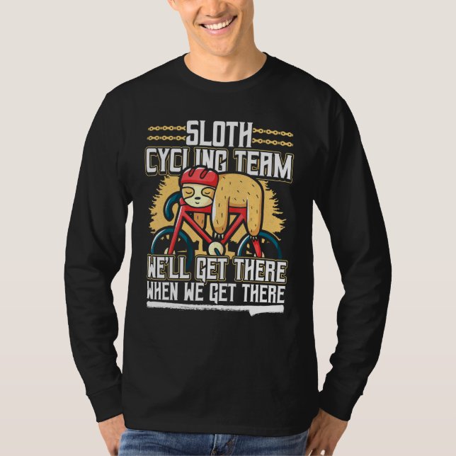 Sloth Cycling Team T-Shirt (Front)