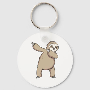 Sloth Dab  Key Ring