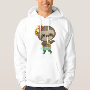 Sloth dancing hula  hoodie