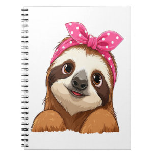Sloth  Design Sloth Notebook