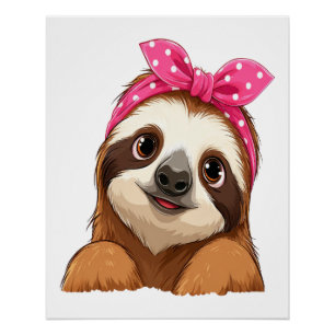 Sloth  Design Sloth Poster