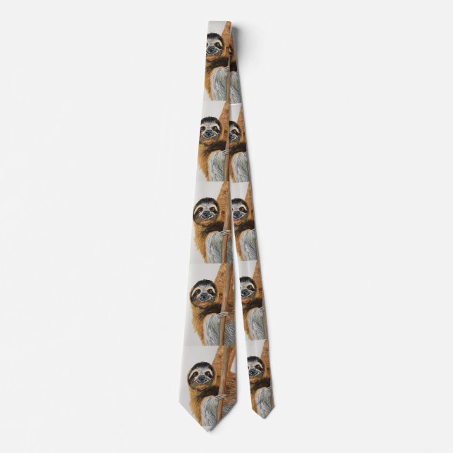 Sloth design tie (Front)