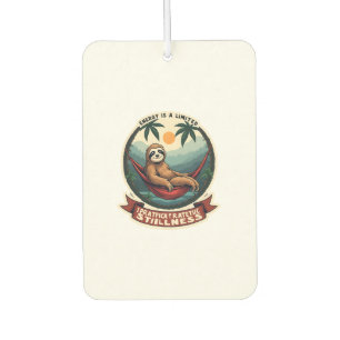 Sloth Dinosaur Vintage Retro Ride Graphic Car Air Freshener