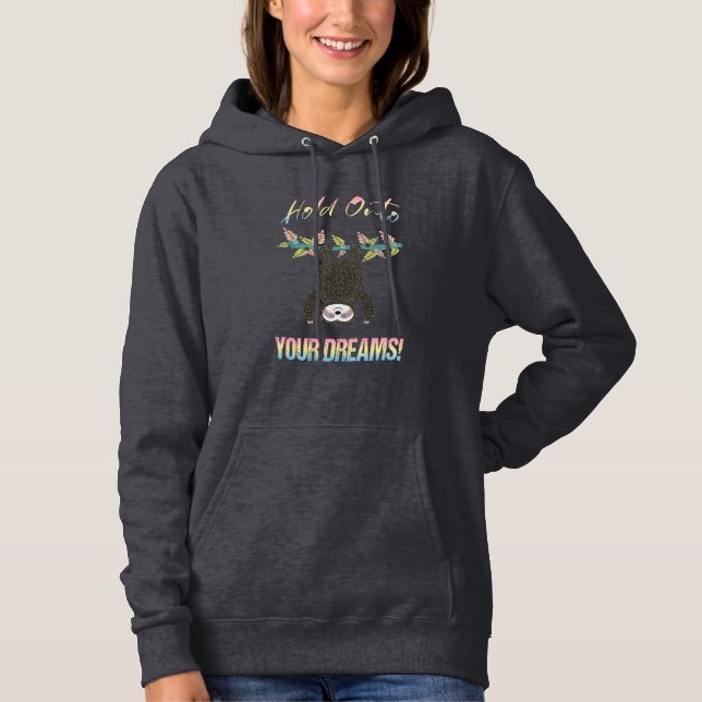Sloth Dream Catcher "Hold Onto Your Dreams" Hoodie (Front)