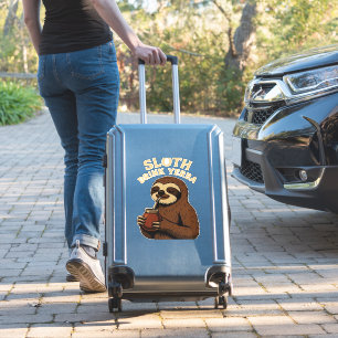 Sloth Drink Yerba � Funny Retro Vintage Sloth with