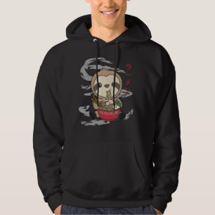 Sloth Eat Ramen Cute Kawaii Noodle Sloth Hoodie