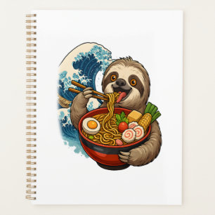 Sloth Eating Japanese Ramen Planner