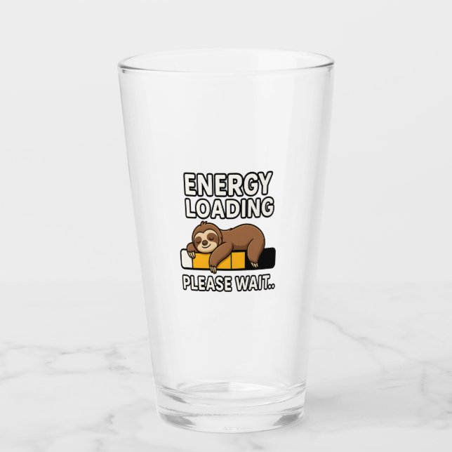 Sloth Energy Saving Mood Glass (Front)
