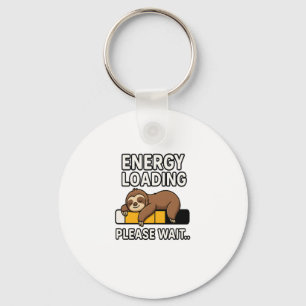Sloth Energy Saving Mood Key Ring