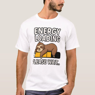 Sloth Energy Saving Mood T-Shirt