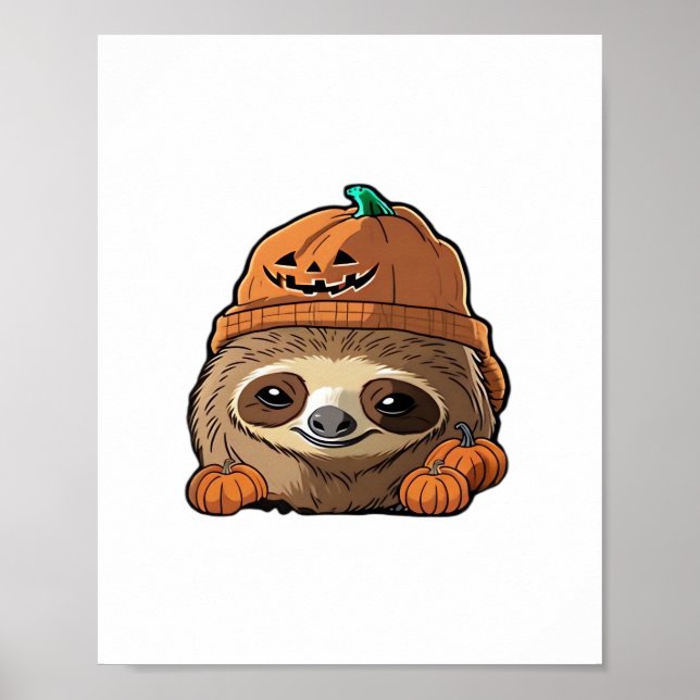 Sloth espuki sison halloween Classic T-Shirt Poster (Front)