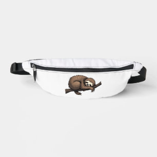 Sloth Etched Art Retro Nature Tee (2) Bum Bags
