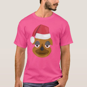 Sloth Face Animal Big Cute Face Costume Christmas T-Shirt
