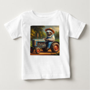Sloth Farmer Baby T-Shirt