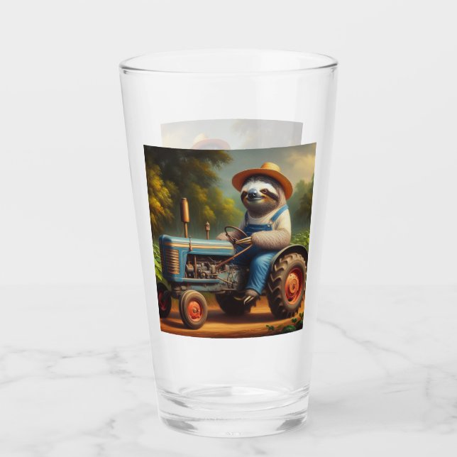 Sloth Farmer Glass (Front)