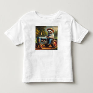Sloth Farmer Toddler T-Shirt