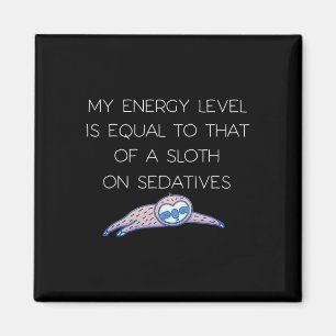 Sloth Fibro Lupus Chronic Fatigue Spoonie Sleepy S Magnet