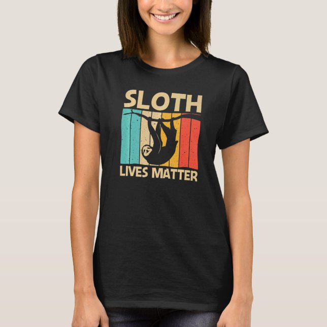 Sloth For Men Women Lazy Sloth Animal T-Shirt (Front)