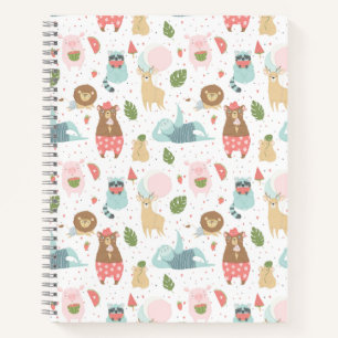 Sloth & Friends Pattern Notebook