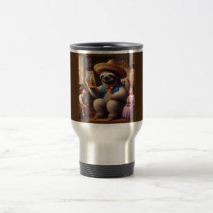 Sloth Grandpa Travel Mug