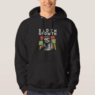 Sloth Growth Profession Humour Career Lazy Sayings Hoodie