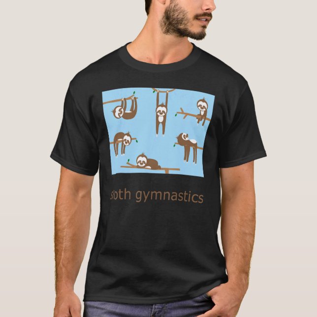 Sloth Gymnastics T-Shirt (Front)
