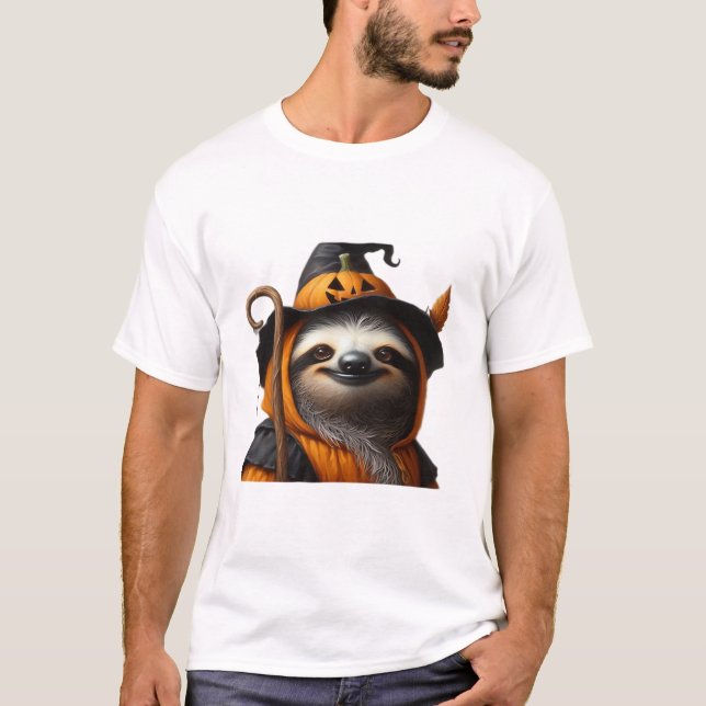 Sloth Halloween Classic T-Shirt (Front)