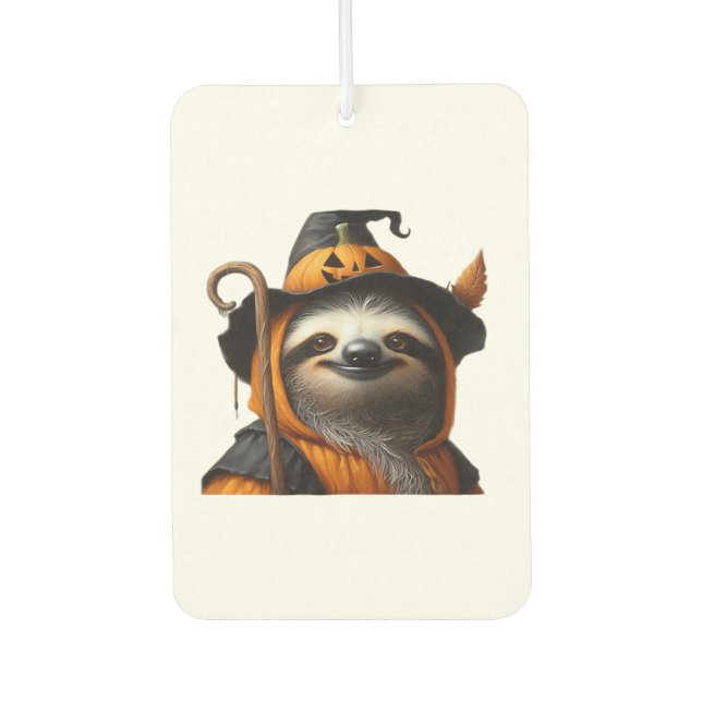 Sloth Halloween Classic T-Shirt Car Air Freshener (Front)