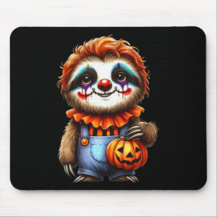 Sloth Halloween Clown Outfit Cute Kawaii Sloth Mouse Mat