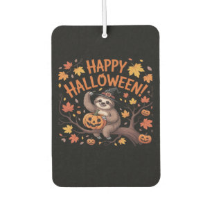 Sloth Halloween Day Oversized T-Shirt Car Air Freshener