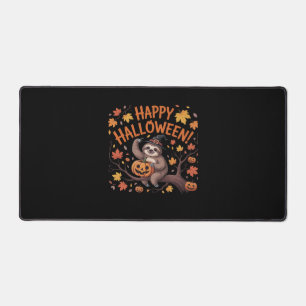 Sloth Halloween Day Oversized T-Shirt Desk Mat
