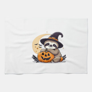 Sloth Halloween Motif Cute Classic T-Shirt Tea Towel