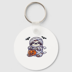 Sloth Halloween Mummy Kids Women Men Sloth Classic Key Ring