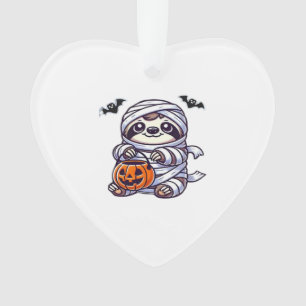 Sloth Halloween Mummy Kids Women Men Sloth Classic Ornament