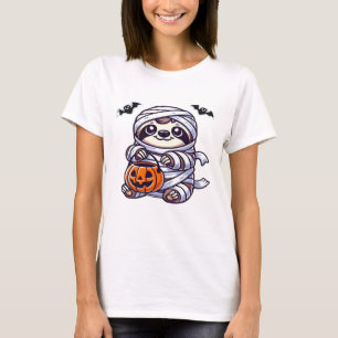 Sloth Halloween Mummy Kids Women Men Sloth Classic T-Shirt