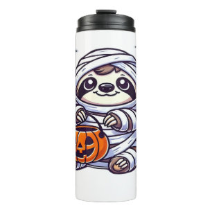 Sloth Halloween Mummy Kids Women Men Sloth Classic Thermal Tumbler