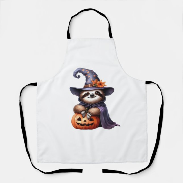 Sloth Halloween Outfit Classic T-Shirt Apron (Front)