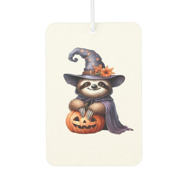 Sloth Halloween Outfit Classic T-Shirt Car Air Freshener (Front)