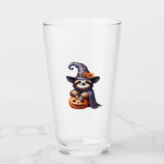 Sloth Halloween Outfit Classic T-Shirt Glass (Front)