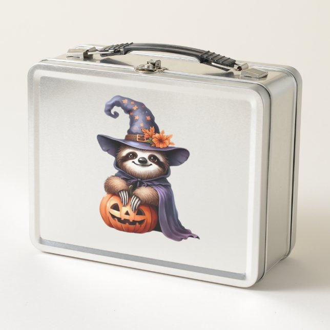 Sloth Halloween Outfit Classic T-Shirt Metal Lunch Box (Front)