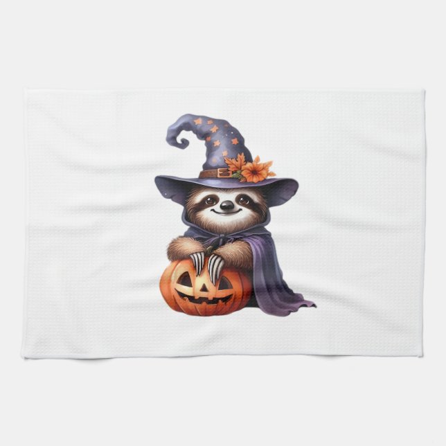 Sloth Halloween Outfit Classic T-Shirt Tea Towel (Horizontal)