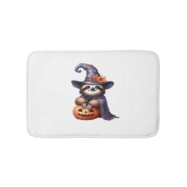 Sloth Halloween Pirate Kids Women Men Sloth Classi Bath Mat (Front)
