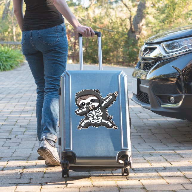 Sloth Halloween Skeleton Kids Women Men Sloth Clas (Suitcase Insitu)