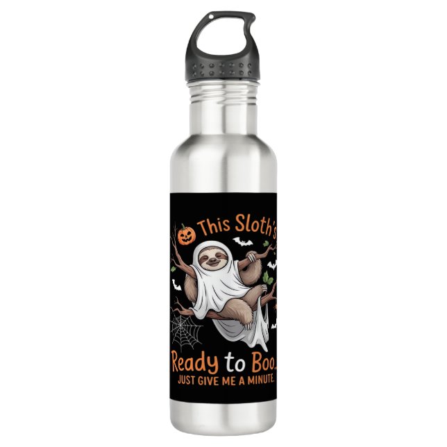 Sloth Halloween Sloths Cute Bat Vampire Essential  710 Ml Water Bottle (Front)