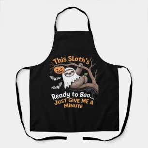 Sloth Halloween Sloths Cute Bat Vampire Essential  Apron