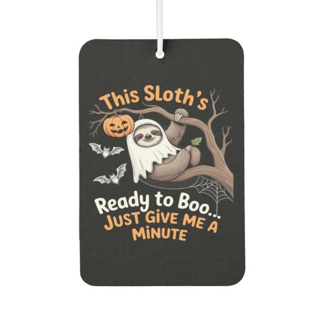 Sloth Halloween Sloths Cute Bat Vampire Essential  Car Air Freshener (Front)