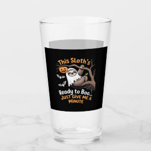Sloth Halloween Sloths Cute Bat Vampire Essential  Glass