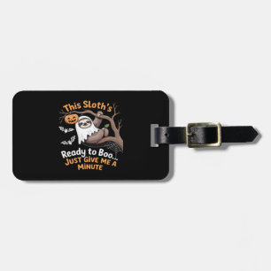 Sloth Halloween Sloths Cute Bat Vampire Essential Luggage Tag