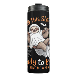 Sloth Halloween Sloths Cute Bat Vampire Essential Thermal Tumbler