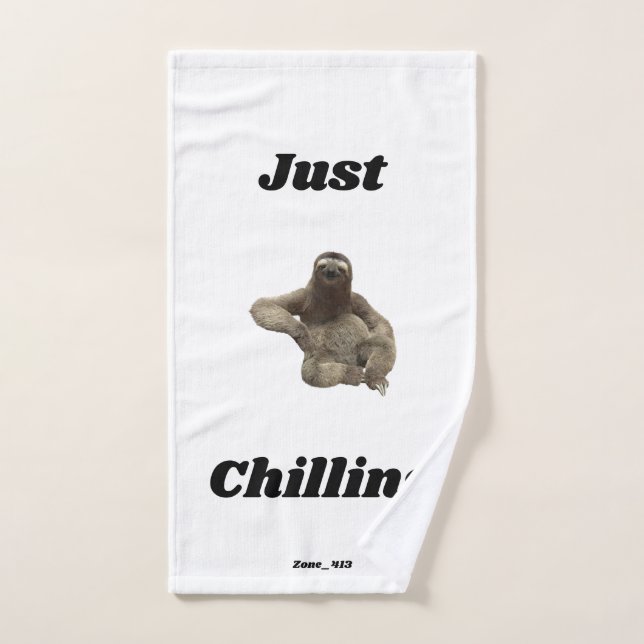 Sloth Hand Towel By Zone_413 (Hand Towel)